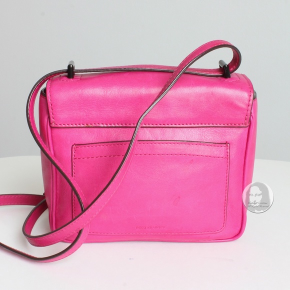 Reed Krakoff Crossbody Bag Standard Mini Pink Leather with Adjustable Strap - Picture 7 of 10